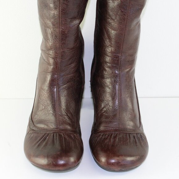 Miz Mooz Tall Brown Leather Neptune Boots (EU 41 / 10.5 US) - Picture 7 of 11
